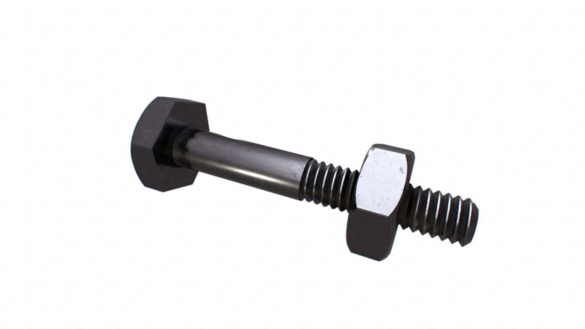 Class 4.6 Hex Bolt and Nut Plain Finish - AIMS Industrial Supplies