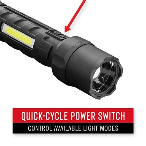Coast Polysteel 700R Pure Beam Focus LED Torch 790 Lumens Dual Power - AIMS Industrial Supplies
