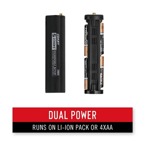 Coast Polysteel 700R Pure Beam Focus LED Torch 790 Lumens Dual Power4