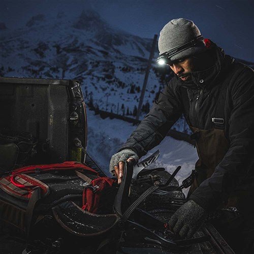 Coast RL10R Rechargeable 750 Lumen Dual Colour Headlamp with Red Rear Lighting - AIMS Industrial Supplies