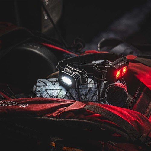 Coast RL10R Rechargeable 750 Lumen Dual Colour Headlamp with Red Rear Lighting - AIMS Industrial Supplies