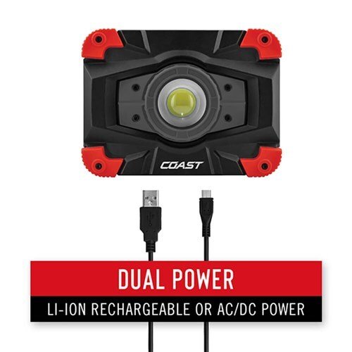 Coast WLR1 Rechargeable Focusing Portable Work Light - 1150 Lumens - AIMS Industrial Supplies