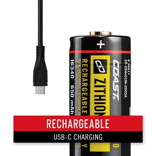 Coast XP6R Rechargeable Pure Beam Focusing LED Torch 400 Lumens3