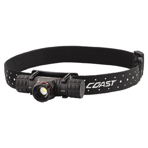 Coast XPH25R Rechargeable Pure Beam Focus LED Headlamp 400 Lumens - AIMS Industrial Supplies
