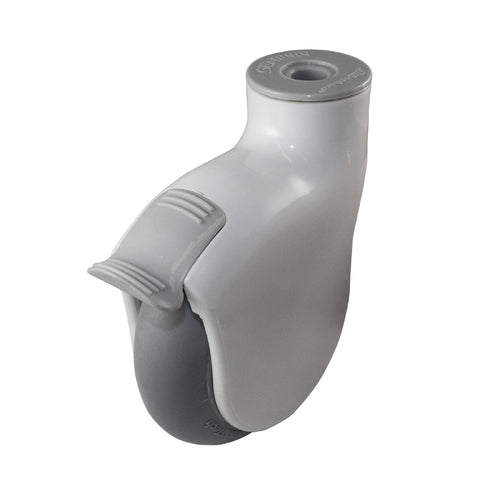 Colson 100mm M12 Bolt Hole Swivel W/ Brake Castor P1 (Genesis) Rubber