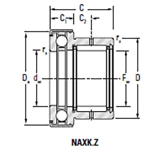 Combined Needle Roller Bearing w/ Thrust Ball2