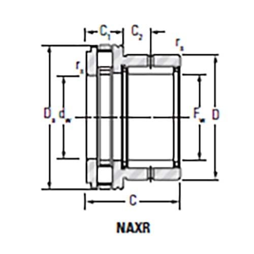 Combined Needle Roller Bearing w/ Thrust Roller - AIMS Industrial Supplies