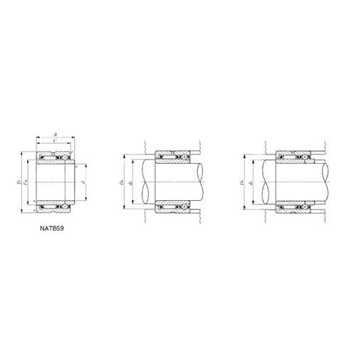 Combined Needle Roller With 3 - Point Contact - AIMS Industrial Supplies