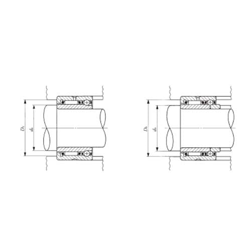 Combined Needle Roller With Angular Contact - AIMS Industrial Supplies