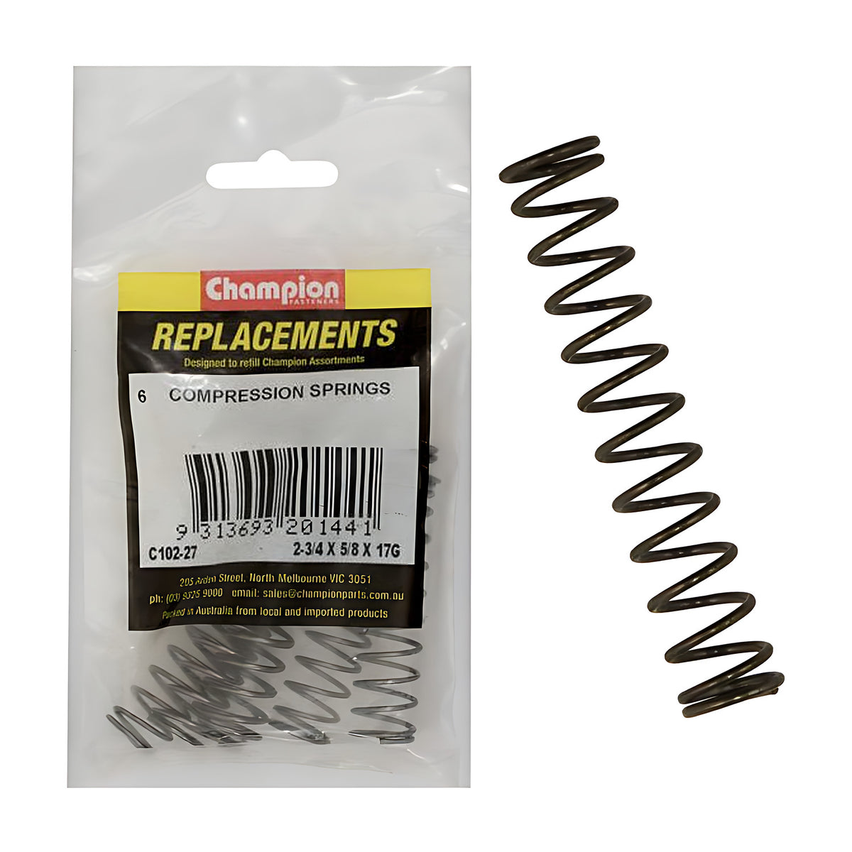 Compression Spring Assortment Refill