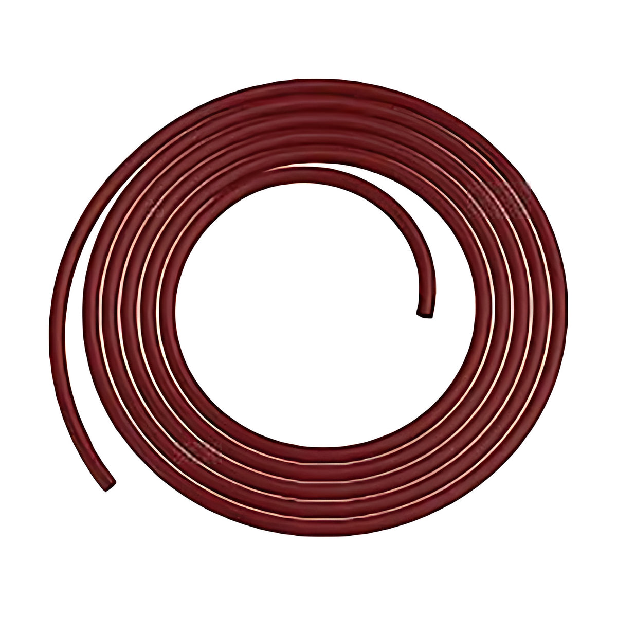 Hobson Conxtruct spaghetti continuous plug 5.5, red plastic cord coiled in a spiral on white, 5m and 50m lengths