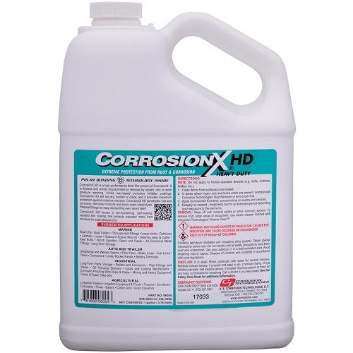 CorrosionX 96004 Heavy Duty Corrosion Inhibitor, Moisture Displacer & Lubricant 3.87L