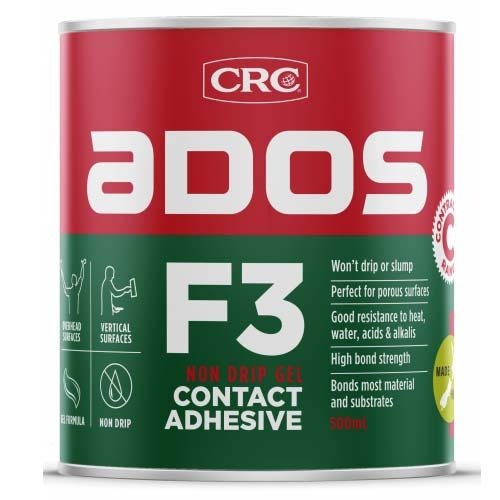 CRC ADOS F3 Non-Drip Contact Adhesive 8020 - 500ml - AIMS Industrial Supplies