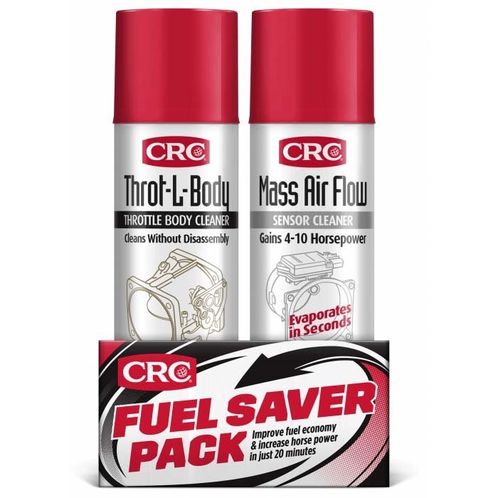 CRC Aerosol MAF & Throttle Body Fuel Saver Twin Pack 270g - 5999 - AIMS Industrial Supplies