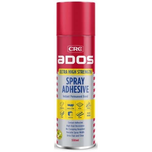 CRC Ultra High Strength Spray Aerosol Adhesive 8180 - 550ml - AIMS Industrial Supplies