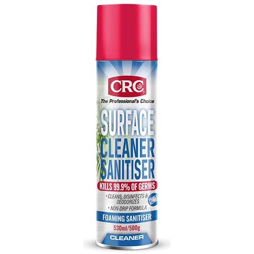 CRC1752196 Surface Sanitiser and Cleaner Aerosol 530ml1