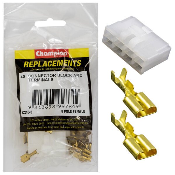 Crimp Terminal Non - Insulated & Connector Block Female - AIMS Industrial Supplies