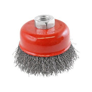Crimped Cup Brush- Rocket, Steel 75mm x M14 - AIMS Industrial Supplies