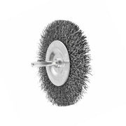 Crimped Wire Wheel, Rocket Steel - 100mm x M6 - AIMS Industrial Supplies