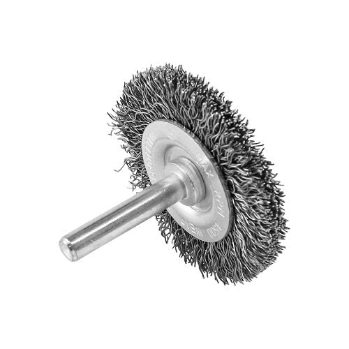 Crimped Wire Wheel, Rocket Steel - 50mm x M6 - AIMS Industrial Supplies