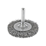 Crimped Wire Wheel, Rocket Steel - 50mm x M6 - AIMS Industrial Supplies