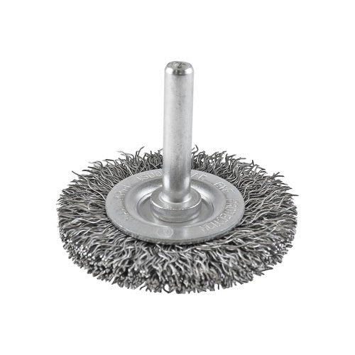 Crimped Wire Wheel, Rocket Steel - 50mm x M6 - AIMS Industrial Supplies