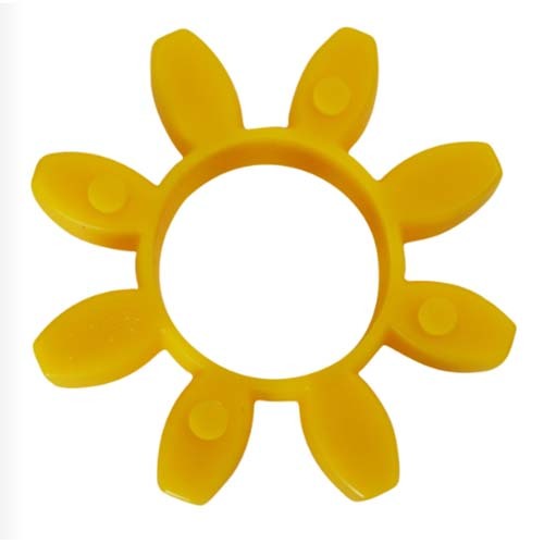 Curved Jaw Coupling GE28 Yellow 92 Shore Element