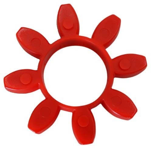 Curved Jaw Coupling GE38 Red 98 Shore Element