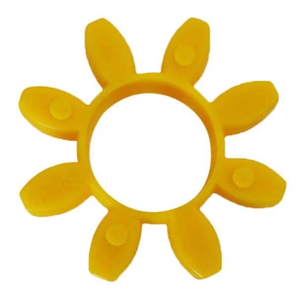 Curved Jaw Coupling GE42 Yellow 92 Shore Element