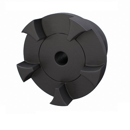 Curved Jaw Coupling GE75-1 Pilot Bore Stepped Half