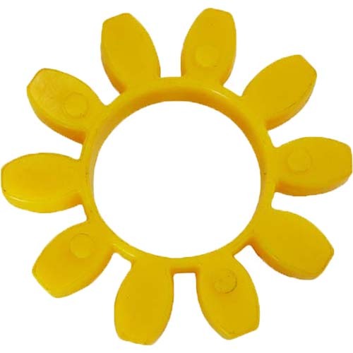 Curved Jaw Coupling GE75 Yellow 92 Shore Element