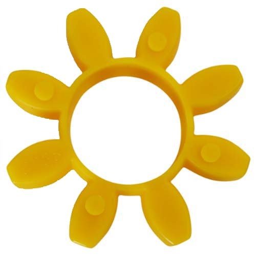 Curved Jaw Coupling Red/Yellow Shore Element - AIMS Industrial Supplies