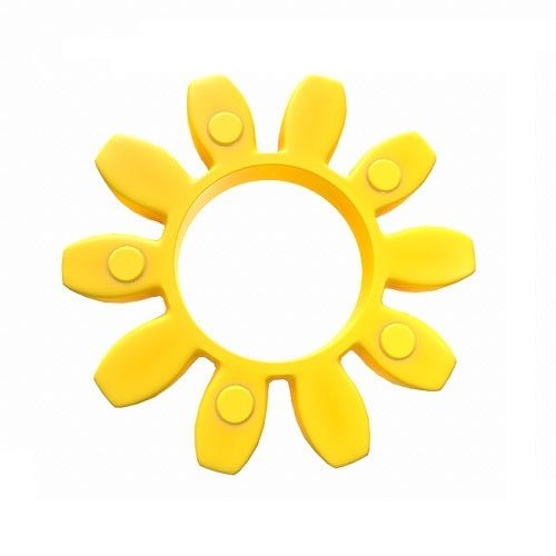 Curved Jaw Coupling Red/Yellow Shore Element - AIMS Industrial Supplies