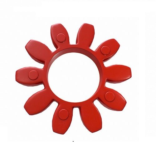 Curved Jaw Coupling Red/Yellow Shore Element - AIMS Industrial Supplies
