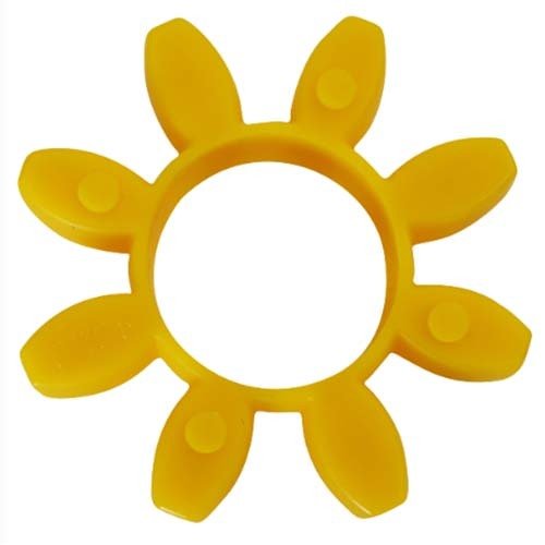 Curved Jaw Coupling Red/Yellow Shore Element - AIMS Industrial Supplies
