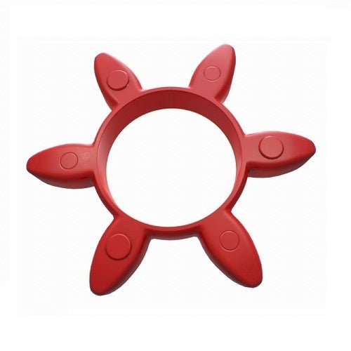 Curved Jaw Coupling Red/Yellow Shore Element - AIMS Industrial Supplies