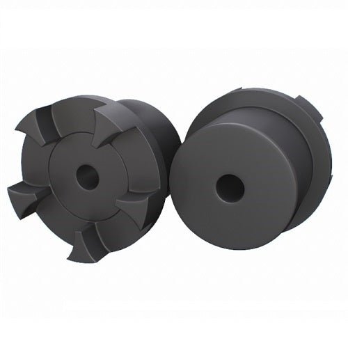 Curved Jaw Coupling, Stepped Half Pilot Bore - AIMS Industrial Supplies
