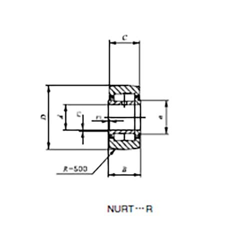 Cylindrical Roller Follower Full Comp Crowned Outer Ring2