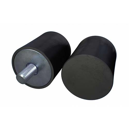 Cylindrical Rubber Mount Male-Buffer 65 Shore1