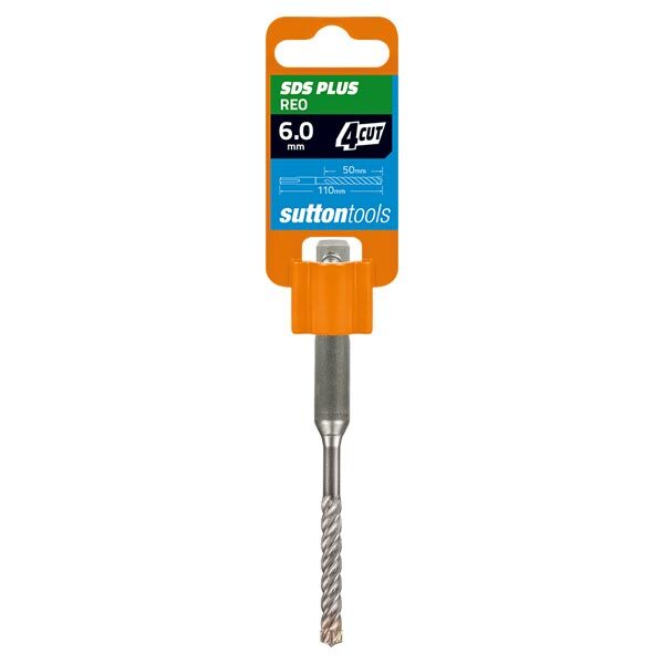 D631 110mm SDS Plus Masonry Drill 4 Cutting Edge - AIMS Industrial Supplies