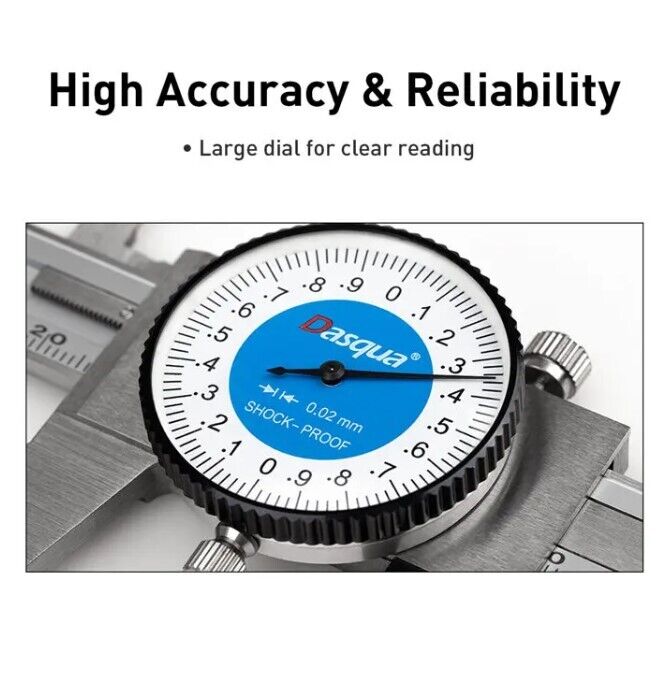 Dasqua Dial Caliper - Metric - AIMS Industrial Supplies