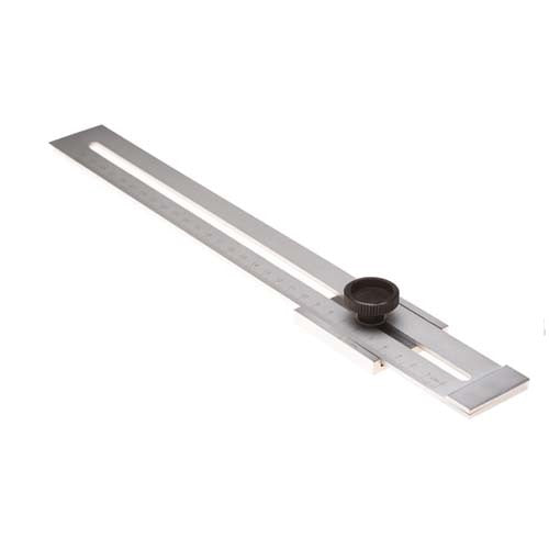 Dasqua Marking Gauge Slide Rule 300mm Range 0.1mm Reading - AIMS Industrial Supplies