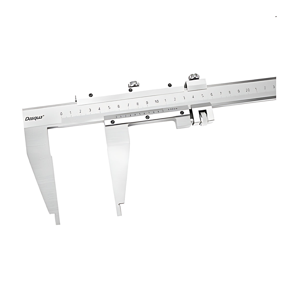 Dasqua Vernier Caliper Fine Adjustment, long-jaw steel vernier caliper