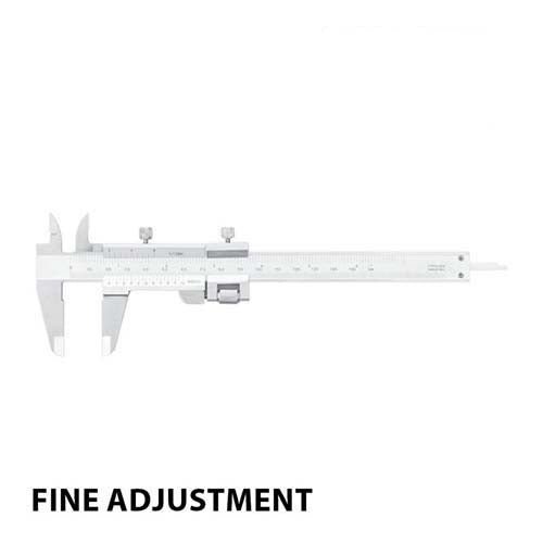 Dasqua Vernier Caliper Fine Adjustment Stainless Steel - AIMS Industrial Supplies