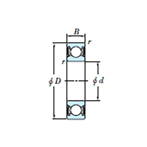Deep Groove Ball Bearing Metal Shield - 6000 Series - AIMS Industrial Supplies