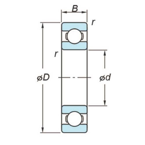 Deep Groove Ball Bearing Open Type - 6000 Series - AIMS Industrial Supplies