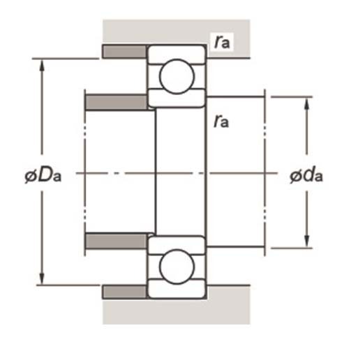 Deep Groove Ball Bearing Rubber Seal - 6000 Series3