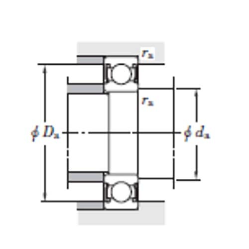 Deep Groove Ball Bearing Rubber Seal (C3) - 6000 Series3