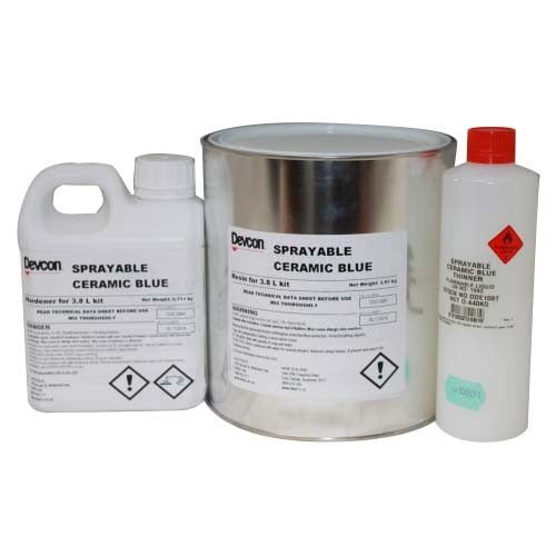 Devcon Sprayable Ceramic Blue 3.8L - AIMS Industrial Supplies