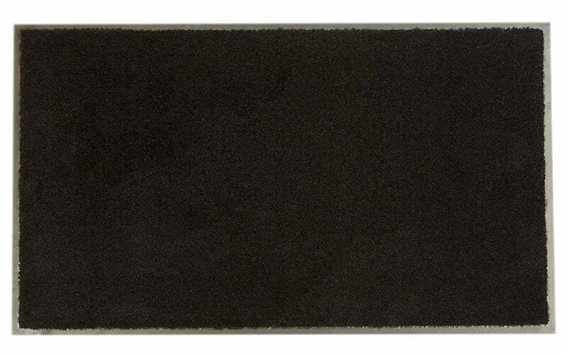Dirtstopper Doormat PET Carpet With Vinyl Backing 600 x 900mm Black